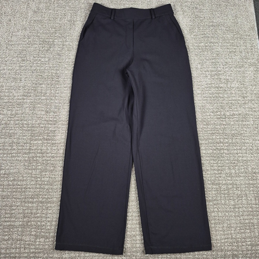 Lululemon Daydrift High-Rise Straight-Leg Trouser Pants Womens M Black Luxtreme